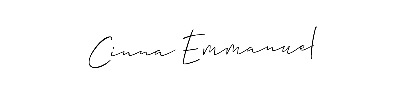 Similarly Allison_Script is the best handwritten signature design. Signature creator online .You can use it as an online autograph creator for name Cinna Emmanuel. Cinna Emmanuel signature style 2 images and pictures png