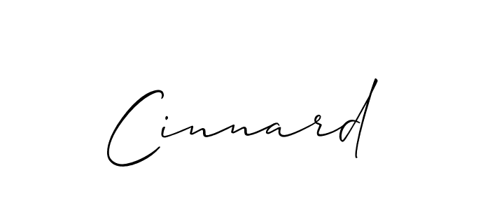 You should practise on your own different ways (Allison_Script) to write your name (Cinnard) in signature. don't let someone else do it for you. Cinnard signature style 2 images and pictures png