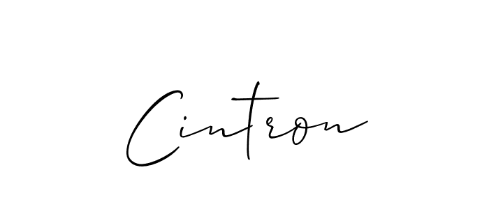 How to make Cintron name signature. Use Allison_Script style for creating short signs online. This is the latest handwritten sign. Cintron signature style 2 images and pictures png