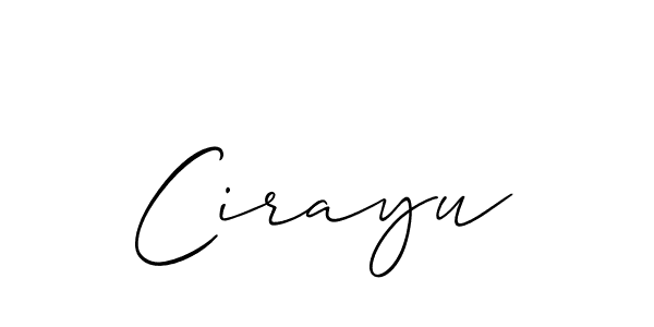 Make a beautiful signature design for name Cirayu. Use this online signature maker to create a handwritten signature for free. Cirayu signature style 2 images and pictures png