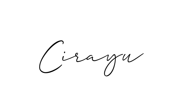 Make a beautiful signature design for name Cirayu. Use this online signature maker to create a handwritten signature for free. Cirayu signature style 2 images and pictures png