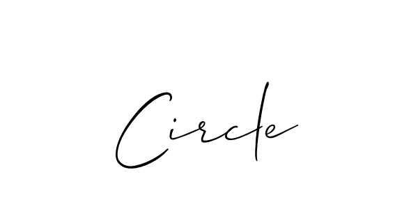 Make a beautiful signature design for name Circle. With this signature (Allison_Script) style, you can create a handwritten signature for free. Circle signature style 2 images and pictures png