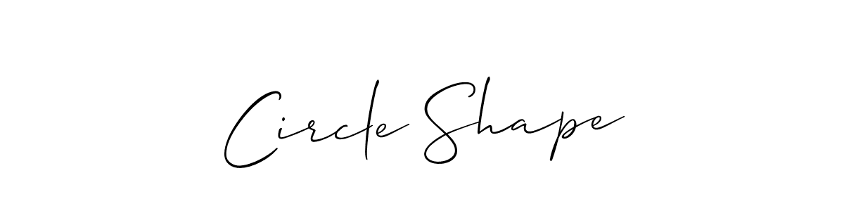 How to Draw Circle Shape signature style? Allison_Script is a latest design signature styles for name Circle Shape. Circle Shape signature style 2 images and pictures png