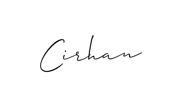 if you are searching for the best signature style for your name Cirhan. so please give up your signature search. here we have designed multiple signature styles  using Allison_Script. Cirhan signature style 2 images and pictures png