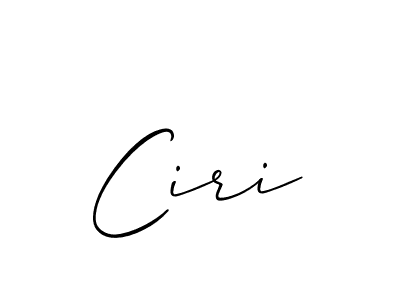 It looks lik you need a new signature style for name Ciri. Design unique handwritten (Allison_Script) signature with our free signature maker in just a few clicks. Ciri signature style 2 images and pictures png