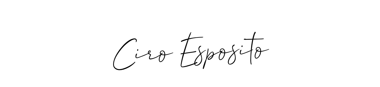 Check out images of Autograph of Ciro Esposito name. Actor Ciro Esposito Signature Style. Allison_Script is a professional sign style online. Ciro Esposito signature style 2 images and pictures png