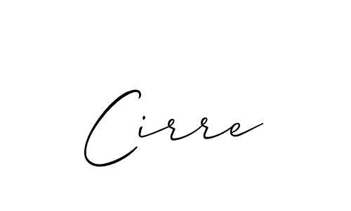 Best and Professional Signature Style for Cirre. Allison_Script Best Signature Style Collection. Cirre signature style 2 images and pictures png