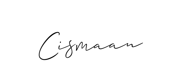 Make a short Cismaan signature style. Manage your documents anywhere anytime using Allison_Script. Create and add eSignatures, submit forms, share and send files easily. Cismaan signature style 2 images and pictures png