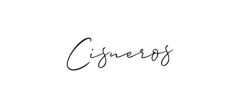 Best and Professional Signature Style for Cisneros. Allison_Script Best Signature Style Collection. Cisneros signature style 2 images and pictures png