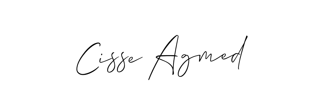 This is the best signature style for the Cisse Agmed name. Also you like these signature font (Allison_Script). Mix name signature. Cisse Agmed signature style 2 images and pictures png