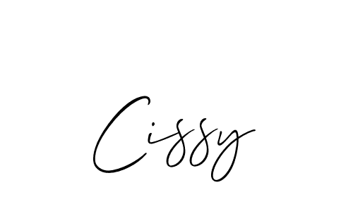 You should practise on your own different ways (Allison_Script) to write your name (Cissy) in signature. don't let someone else do it for you. Cissy signature style 2 images and pictures png