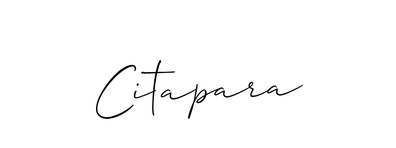 Make a short Citapara signature style. Manage your documents anywhere anytime using Allison_Script. Create and add eSignatures, submit forms, share and send files easily. Citapara signature style 2 images and pictures png