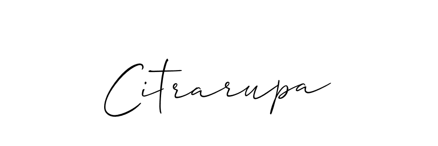 Also we have Citrarupa name is the best signature style. Create professional handwritten signature collection using Allison_Script autograph style. Citrarupa signature style 2 images and pictures png