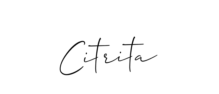 Make a beautiful signature design for name Citrita. Use this online signature maker to create a handwritten signature for free. Citrita signature style 2 images and pictures png