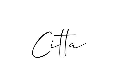 How to Draw Citta signature style? Allison_Script is a latest design signature styles for name Citta. Citta signature style 2 images and pictures png