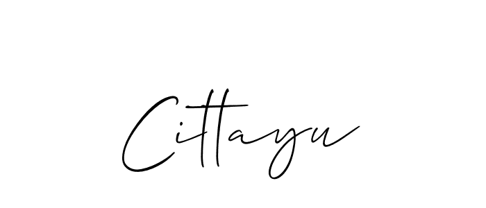 It looks lik you need a new signature style for name Cittayu. Design unique handwritten (Allison_Script) signature with our free signature maker in just a few clicks. Cittayu signature style 2 images and pictures png