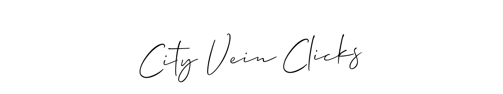 Make a beautiful signature design for name City Vein Clicks. Use this online signature maker to create a handwritten signature for free. City Vein Clicks signature style 2 images and pictures png