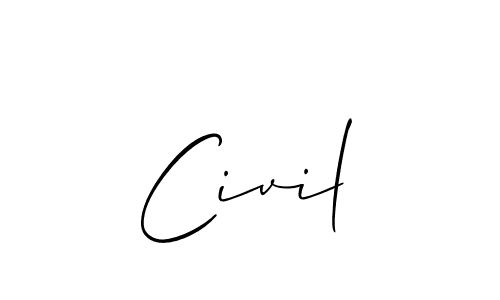 How to Draw Civil signature style? Allison_Script is a latest design signature styles for name Civil. Civil signature style 2 images and pictures png