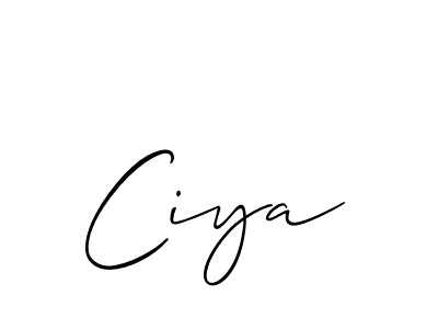 Here are the top 10 professional signature styles for the name Ciya. These are the best autograph styles you can use for your name. Ciya signature style 2 images and pictures png
