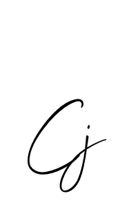 Design your own signature with our free online signature maker. With this signature software, you can create a handwritten (Allison_Script) signature for name Cj. Cj signature style 2 images and pictures png