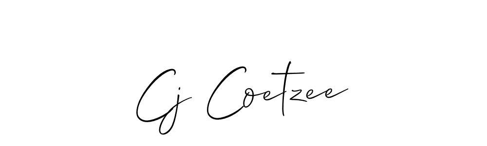 Also You can easily find your signature by using the search form. We will create Cj Coetzee name handwritten signature images for you free of cost using Allison_Script sign style. Cj Coetzee signature style 2 images and pictures png