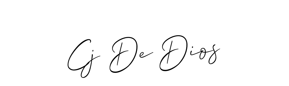 How to Draw Cj De Dios signature style? Allison_Script is a latest design signature styles for name Cj De Dios. Cj De Dios signature style 2 images and pictures png