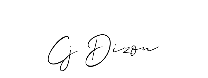 Best and Professional Signature Style for Cj Dizon. Allison_Script Best Signature Style Collection. Cj Dizon signature style 2 images and pictures png