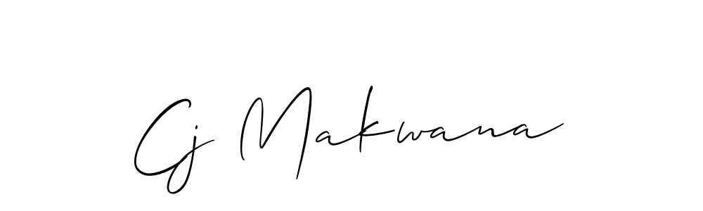 How to make Cj Makwana signature? Allison_Script is a professional autograph style. Create handwritten signature for Cj Makwana name. Cj Makwana signature style 2 images and pictures png