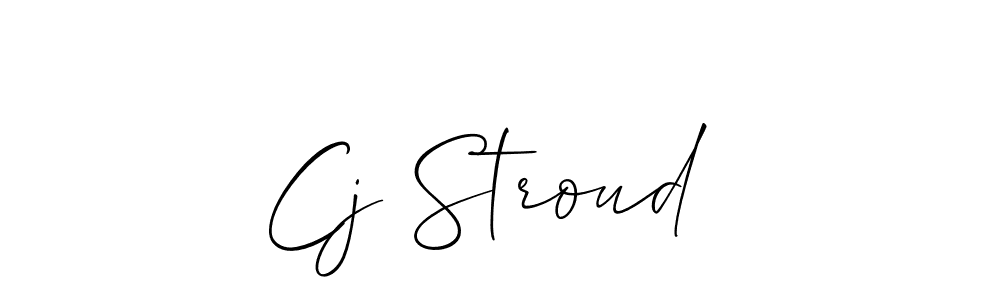 Use a signature maker to create a handwritten signature online. With this signature software, you can design (Allison_Script) your own signature for name Cj Stroud . Cj Stroud  signature style 2 images and pictures png