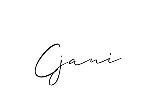 Similarly Allison_Script is the best handwritten signature design. Signature creator online .You can use it as an online autograph creator for name Cjani. Cjani signature style 2 images and pictures png
