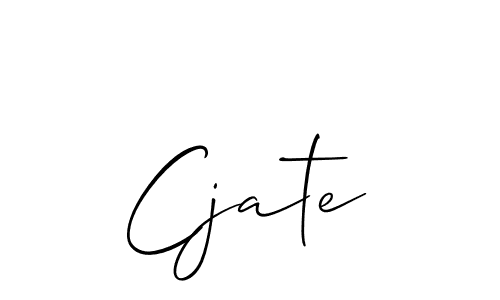 if you are searching for the best signature style for your name Cjate. so please give up your signature search. here we have designed multiple signature styles  using Allison_Script. Cjate signature style 2 images and pictures png