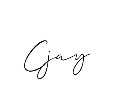 Allison_Script is a professional signature style that is perfect for those who want to add a touch of class to their signature. It is also a great choice for those who want to make their signature more unique. Get Cjay name to fancy signature for free. Cjay signature style 2 images and pictures png