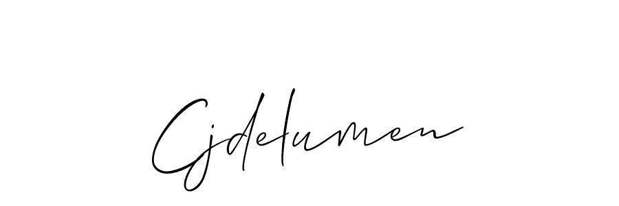 It looks lik you need a new signature style for name Cjdelumen. Design unique handwritten (Allison_Script) signature with our free signature maker in just a few clicks. Cjdelumen signature style 2 images and pictures png