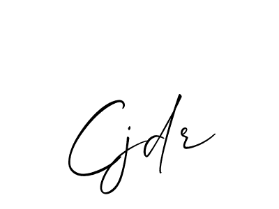 You should practise on your own different ways (Allison_Script) to write your name (Cjdr) in signature. don't let someone else do it for you. Cjdr signature style 2 images and pictures png