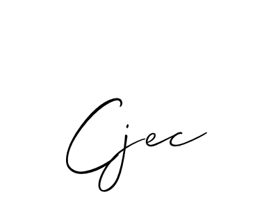 You can use this online signature creator to create a handwritten signature for the name Cjec. This is the best online autograph maker. Cjec signature style 2 images and pictures png