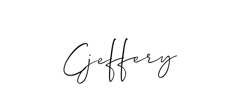 Allison_Script is a professional signature style that is perfect for those who want to add a touch of class to their signature. It is also a great choice for those who want to make their signature more unique. Get Cjeffery name to fancy signature for free. Cjeffery signature style 2 images and pictures png