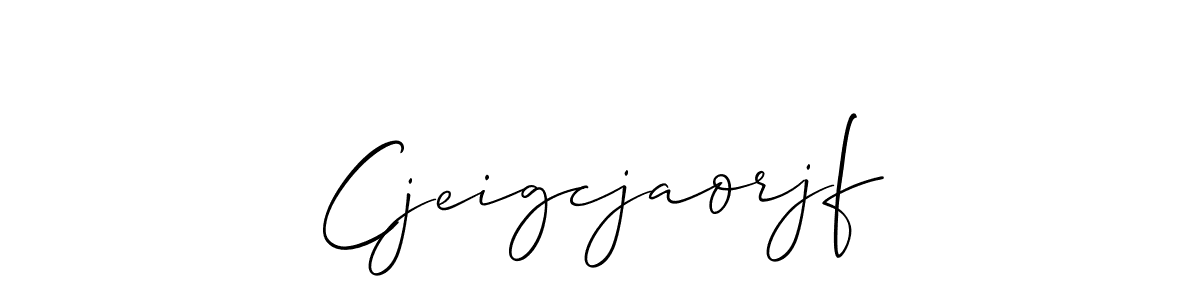 How to Draw Cjeigcjaorjf signature style? Allison_Script is a latest design signature styles for name Cjeigcjaorjf. Cjeigcjaorjf signature style 2 images and pictures png
