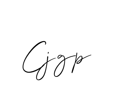 if you are searching for the best signature style for your name Cjgp. so please give up your signature search. here we have designed multiple signature styles  using Allison_Script. Cjgp signature style 2 images and pictures png