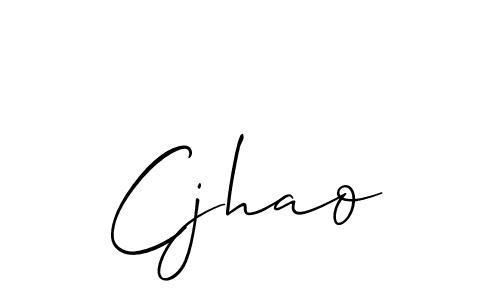 Allison_Script is a professional signature style that is perfect for those who want to add a touch of class to their signature. It is also a great choice for those who want to make their signature more unique. Get Cjhao name to fancy signature for free. Cjhao signature style 2 images and pictures png