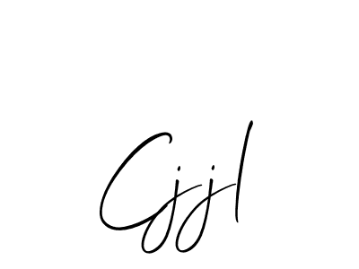 Use a signature maker to create a handwritten signature online. With this signature software, you can design (Allison_Script) your own signature for name Cjjl. Cjjl signature style 2 images and pictures png