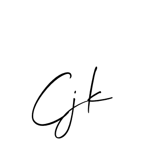 How to make Cjk signature? Allison_Script is a professional autograph style. Create handwritten signature for Cjk name. Cjk signature style 2 images and pictures png