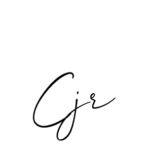 Create a beautiful signature design for name Cjr. With this signature (Allison_Script) fonts, you can make a handwritten signature for free. Cjr signature style 2 images and pictures png