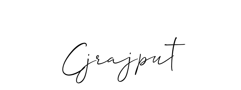 Once you've used our free online signature maker to create your best signature Allison_Script style, it's time to enjoy all of the benefits that Cjrajput name signing documents. Cjrajput signature style 2 images and pictures png