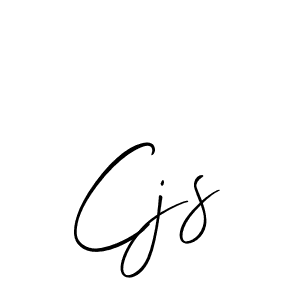 It looks lik you need a new signature style for name Cjs. Design unique handwritten (Allison_Script) signature with our free signature maker in just a few clicks. Cjs signature style 2 images and pictures png