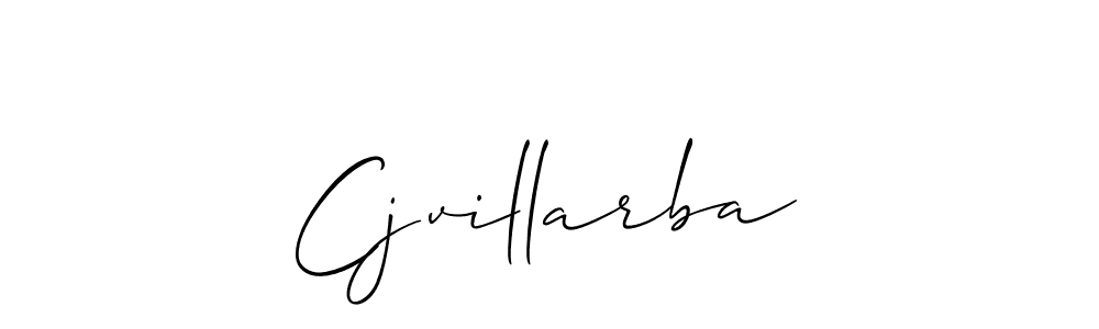 The best way (Allison_Script) to make a short signature is to pick only two or three words in your name. The name Cjvillarba include a total of six letters. For converting this name. Cjvillarba signature style 2 images and pictures png