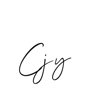 You should practise on your own different ways (Allison_Script) to write your name (Cjy) in signature. don't let someone else do it for you. Cjy signature style 2 images and pictures png