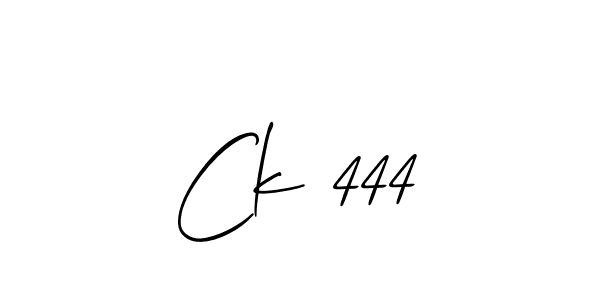 Make a beautiful signature design for name Ck 444. With this signature (Allison_Script) style, you can create a handwritten signature for free. Ck 444 signature style 2 images and pictures png