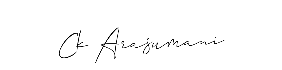 You can use this online signature creator to create a handwritten signature for the name Ck Arasumani. This is the best online autograph maker. Ck Arasumani signature style 2 images and pictures png