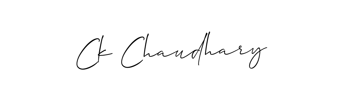 Best and Professional Signature Style for Ck Chaudhary. Allison_Script Best Signature Style Collection. Ck Chaudhary signature style 2 images and pictures png