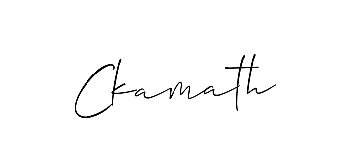 Allison_Script is a professional signature style that is perfect for those who want to add a touch of class to their signature. It is also a great choice for those who want to make their signature more unique. Get Ckamath name to fancy signature for free. Ckamath signature style 2 images and pictures png